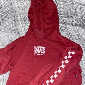 Vans crop top hoodie